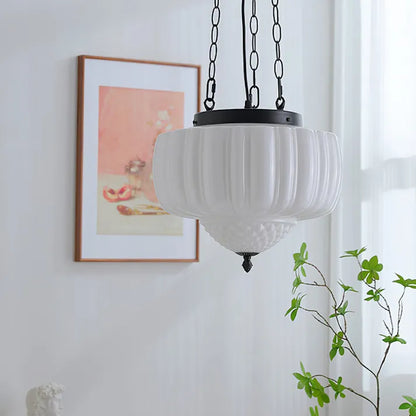 Simple White Hanging Lamp