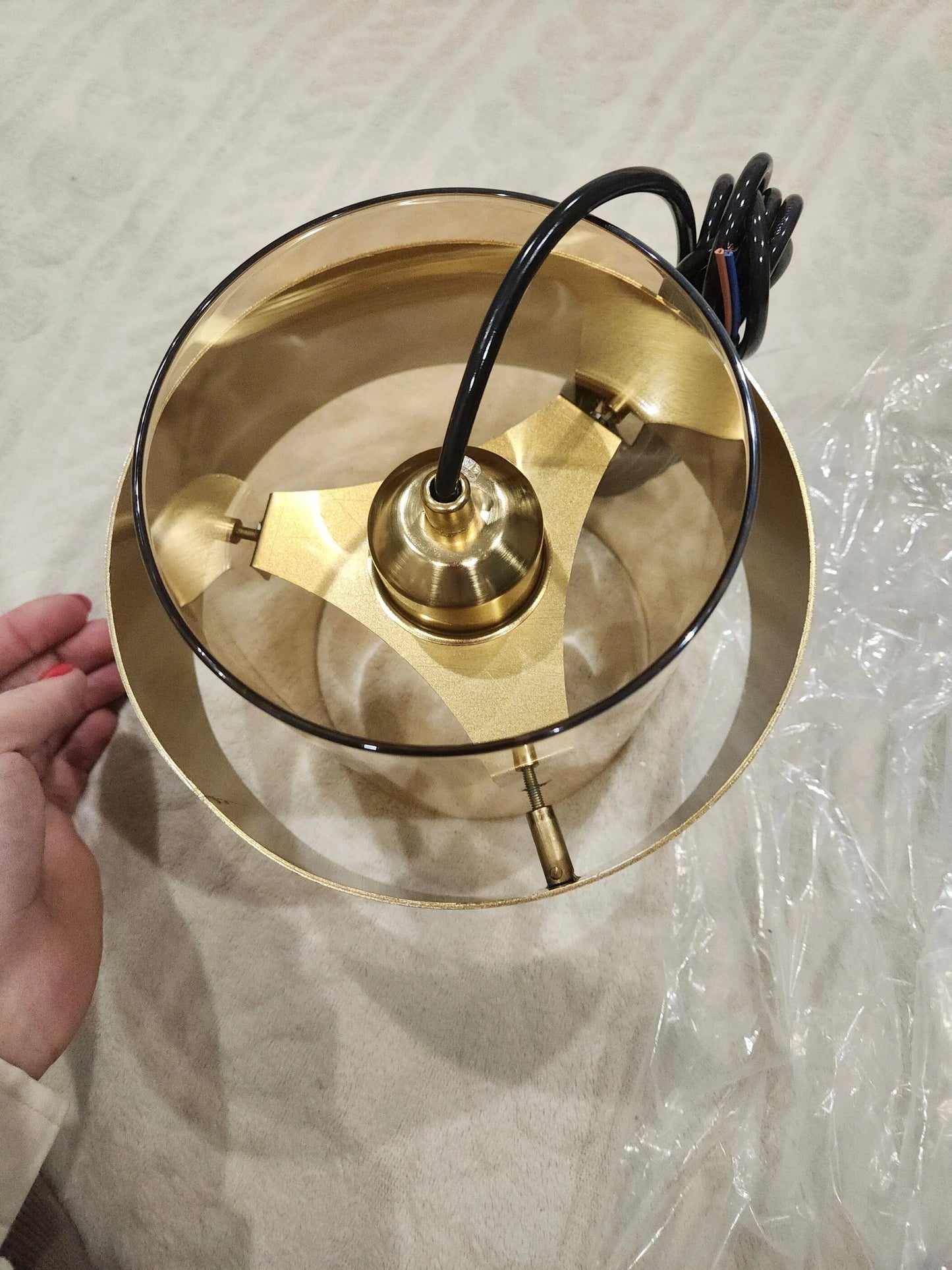 Sleek Hanging Glass Ceiling Lights
