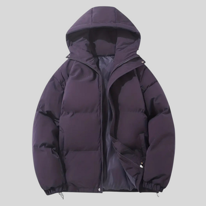Warm Women's Hooded Puffer Coat for Winter