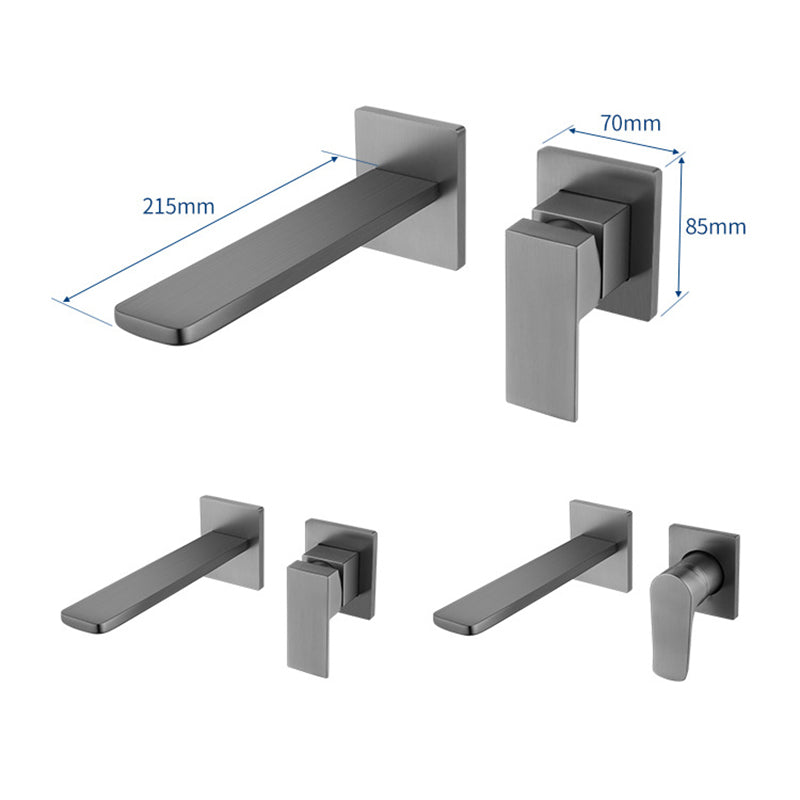 Hidden Mount Single Handle Kitchen Faucet