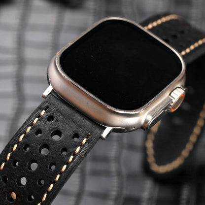 Leather Racing Watch Band