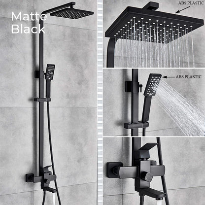 Luxury Rain Shower Head With Handheld Sprayer Easy Fit