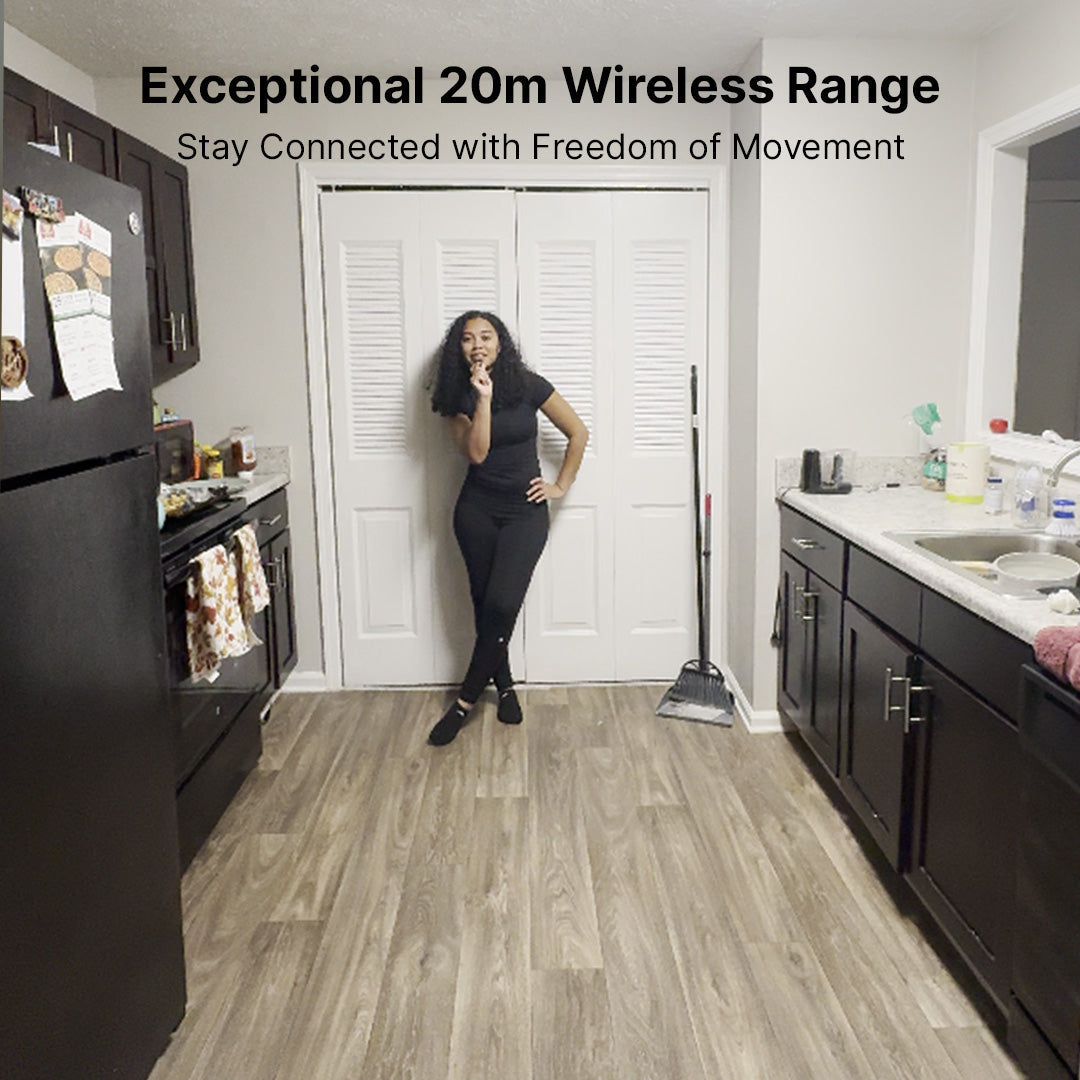 Compact Portable Wireless Clip On Microphone