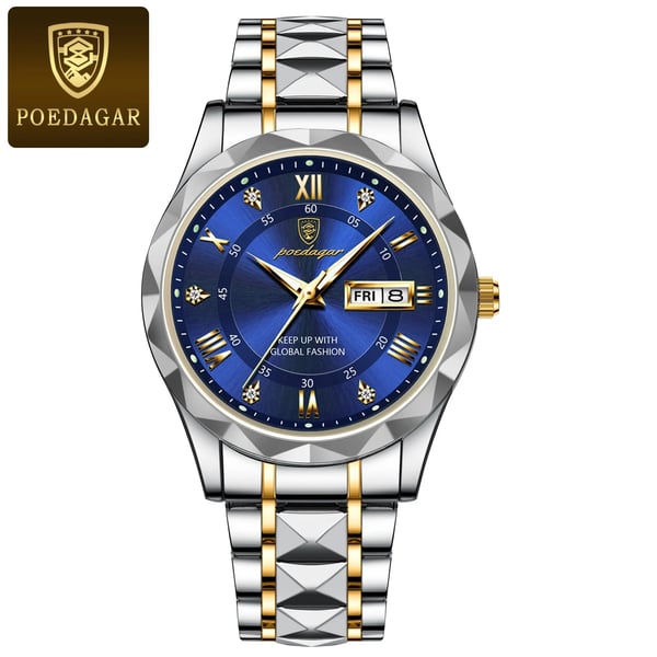 Waterproof Premium Men's Watch with Glow in Dark Feature