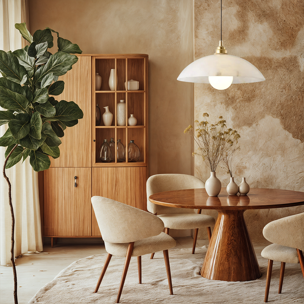 White Marble Pendant Light Fixtures