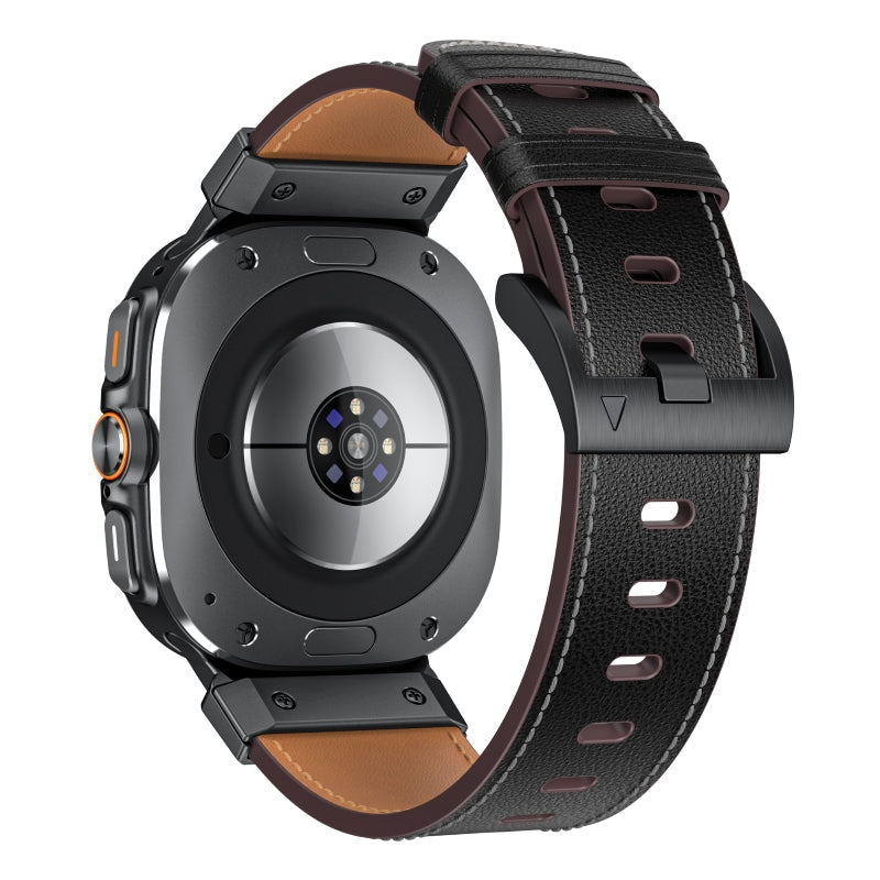 Durable Leather Band for Samsung Watch 7 Ultra