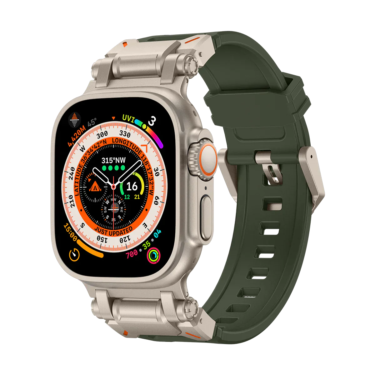 Durable Silicone Strap for Apple Watch