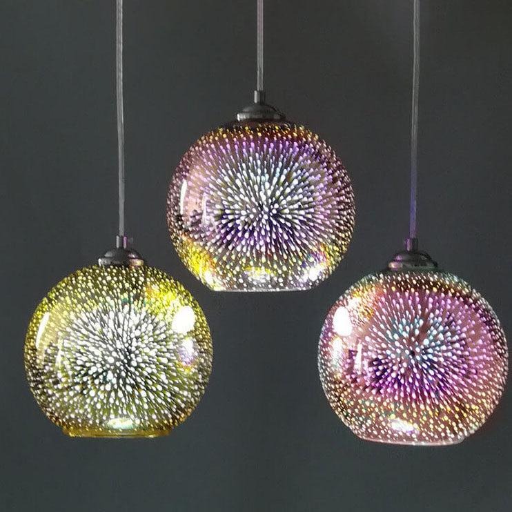 Vibrant Glass Pendant Ceiling Light
