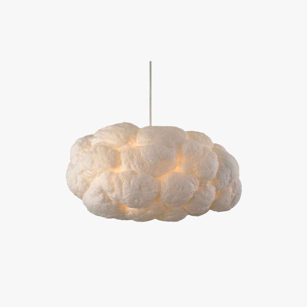 Soft White Cotton LED Hanging Light - Lusomart