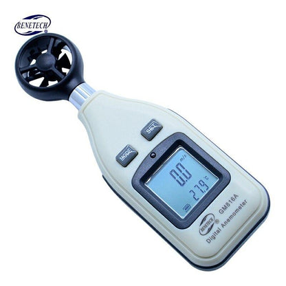 Portable Digital Anemometer With Backlight Display