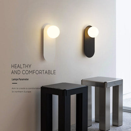 Elegant Glass Wall Light Sconce