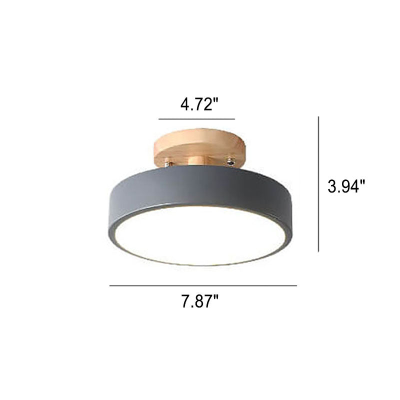 Natural Wood LED Ceiling Light Fixture