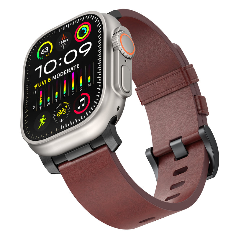 Genuine Leather Strap Watch Band