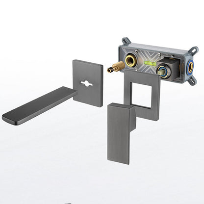 Hidden Mount Single Handle Kitchen Faucet
