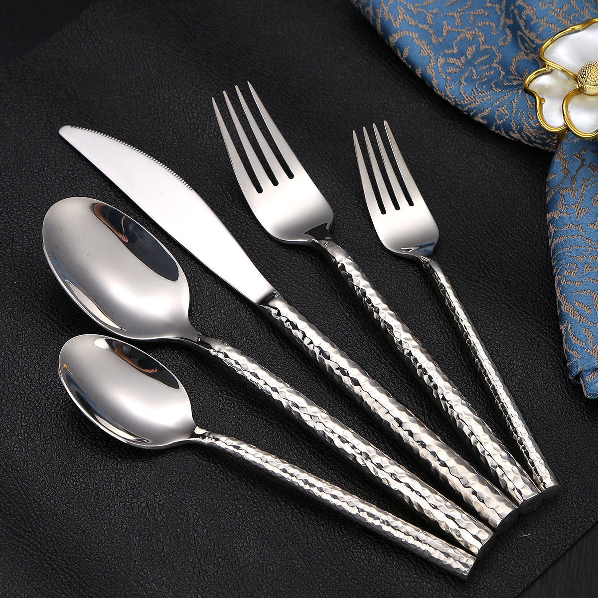 Elegant Stainless Steel Flatware Set - Lusomart