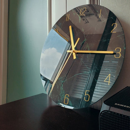 Stylish Glass Wall Clock – Contemporary and Sleek
