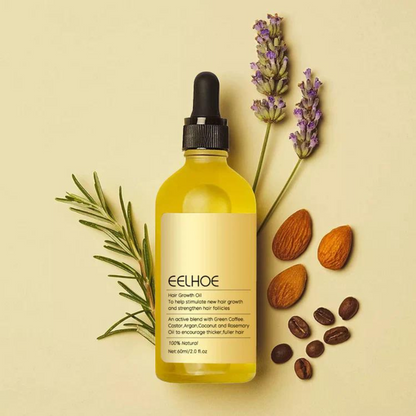 Natural Hair Growth Essential Oil Serum - Lusomart