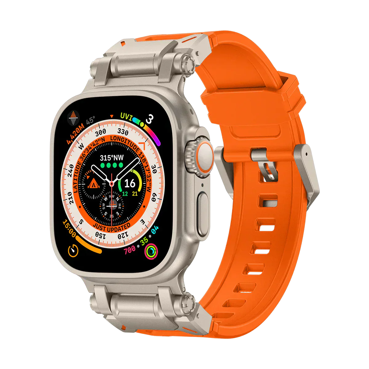 Durable Silicone Strap for Apple Watch