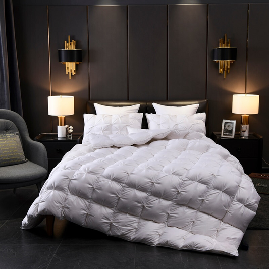 Soft Cloud Quilted Down White Duvet Comforter - Lusomart