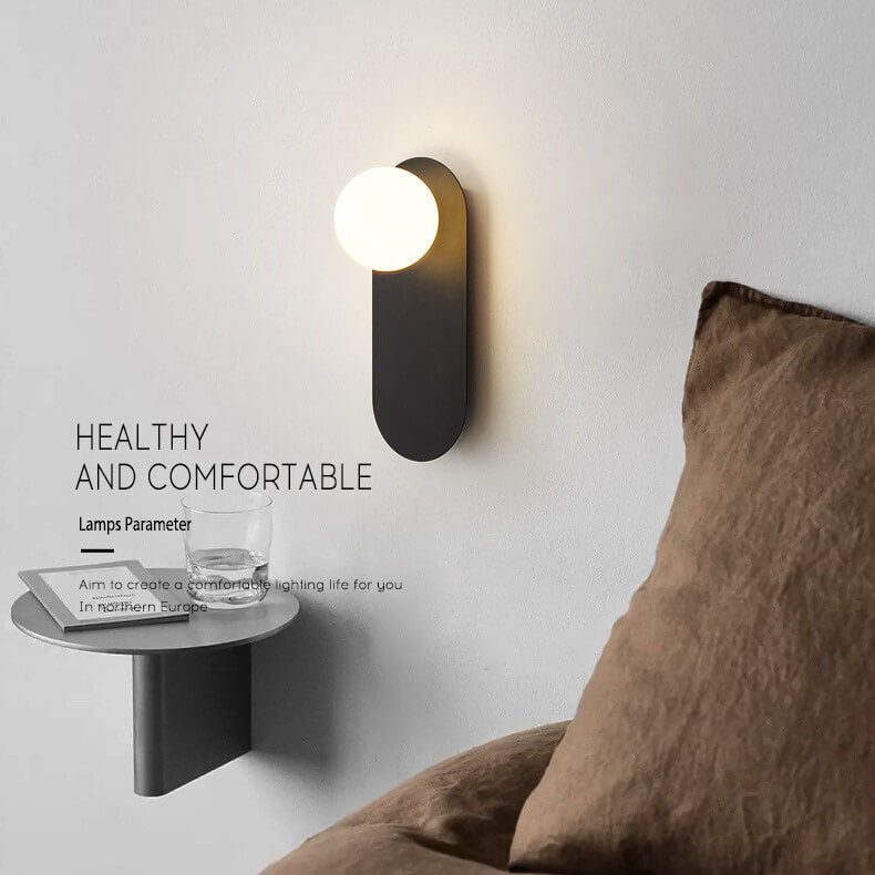 Elegant Glass Wall Light Sconce