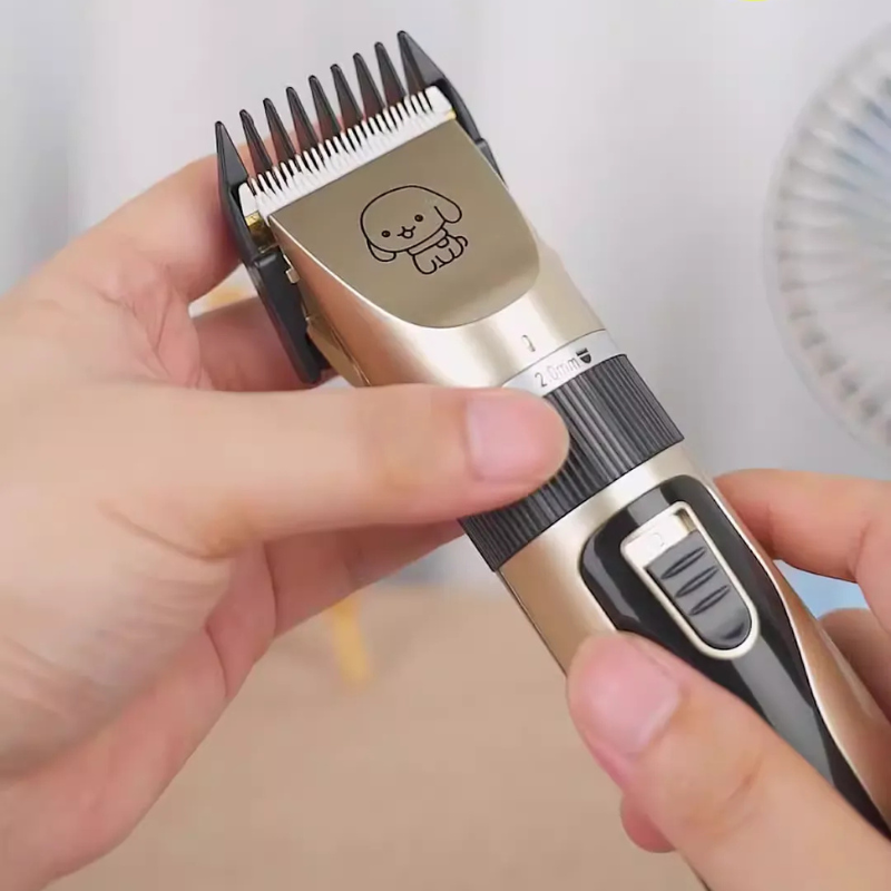 Quiet Pet Grooming Clippers With Rechargeable Battery