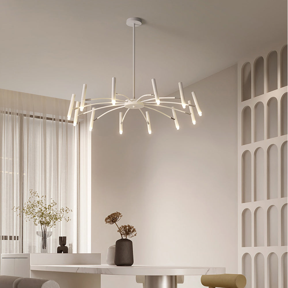 Luxury Gold Black Crystal LED Chandelier Light Fixture
