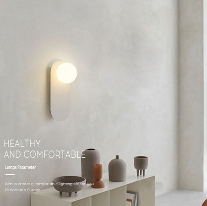 Elegant Glass Wall Light Sconce
