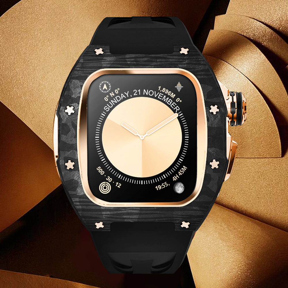Premium Apple Watch Carbon Case Upgrade Kit