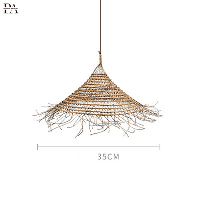 Rustic Wooden Pendant Lamp