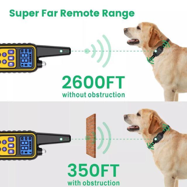 Rechargeable Waterproof Dog Shock Training Collar