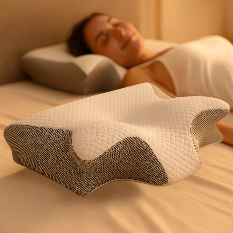 Contour Comfort 2-in-1 Memory Foam Neck Pillow
