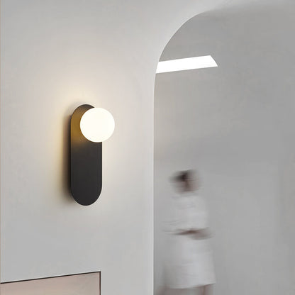 Elegant Glass Wall Light Sconce