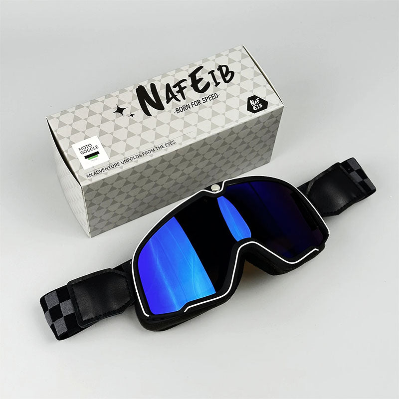 Vintage Style Prescription Goggles with UV Protection