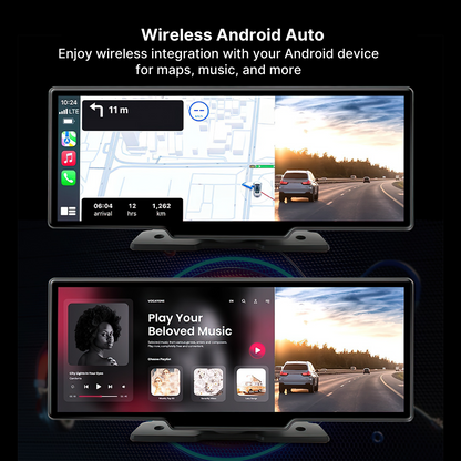 Compact 10.26 Wireless Car Play Touchscreen Display