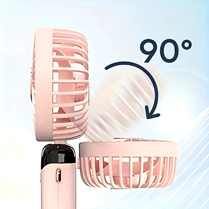 Portable Rechargeable Fan, Quiet 5-Speed Adjustable