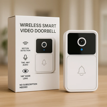 Wi-Fi Video Doorbell with Motion Detection and Audio - Lusomart
