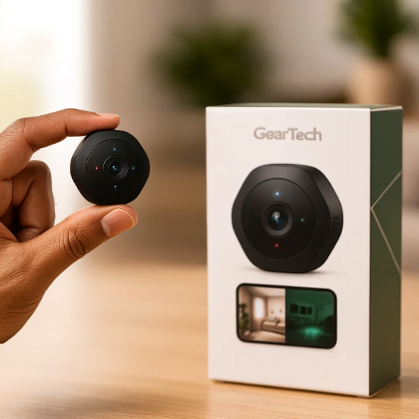 Compact WiFi Home Security Camera 1080P Night Vision - Lusomart