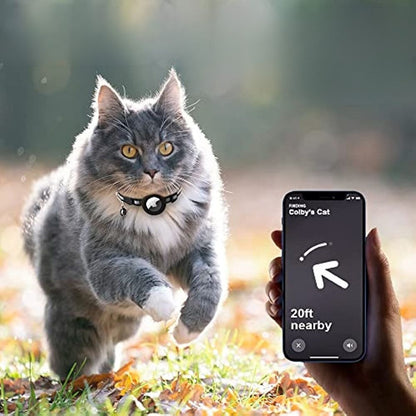 Safety Glow Cat Collar with Fast Release GPS Tracker