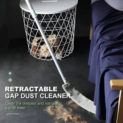 Compact Extendable Microfiber Mop Cleaning Brush Flat Head