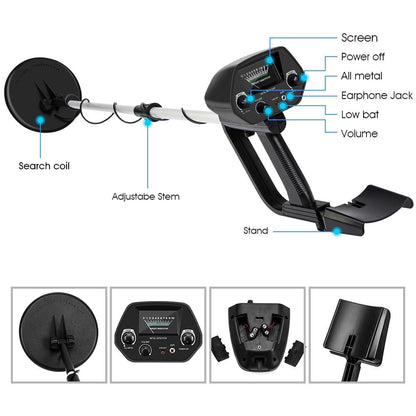 Professional Gold Silver Metal Detector For Treasure Hunting
