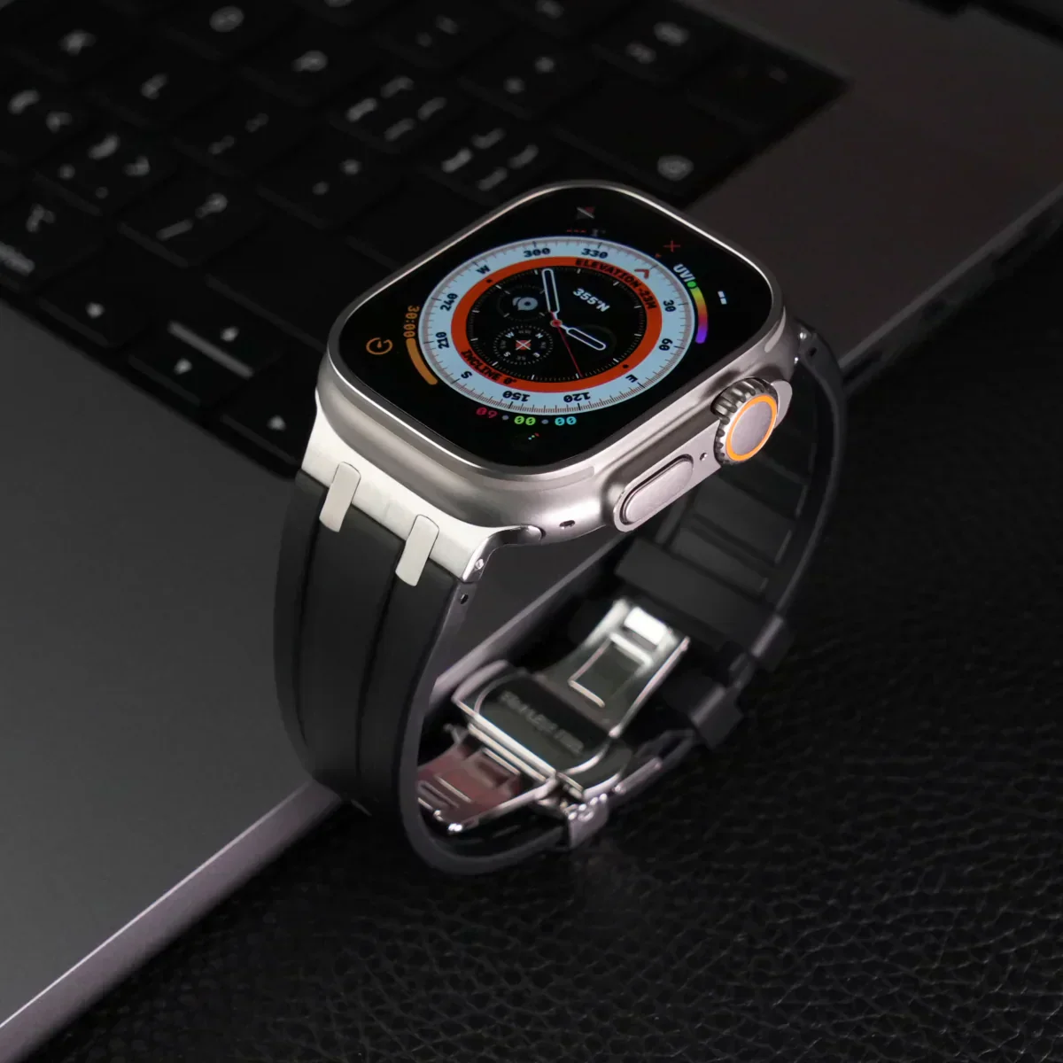 Soft Silicone Apple Watch Band With Cute Buckle