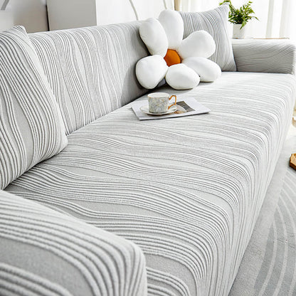 Plush Fitted Pet Proof Sofa Slipcover Durable Fabric - Lusomart