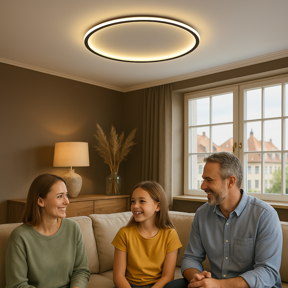 Bright Dimmable LED Ceiling Lamp in Soft White