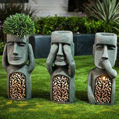 Garden Solar Statue - Decorative Outdoor Lighting