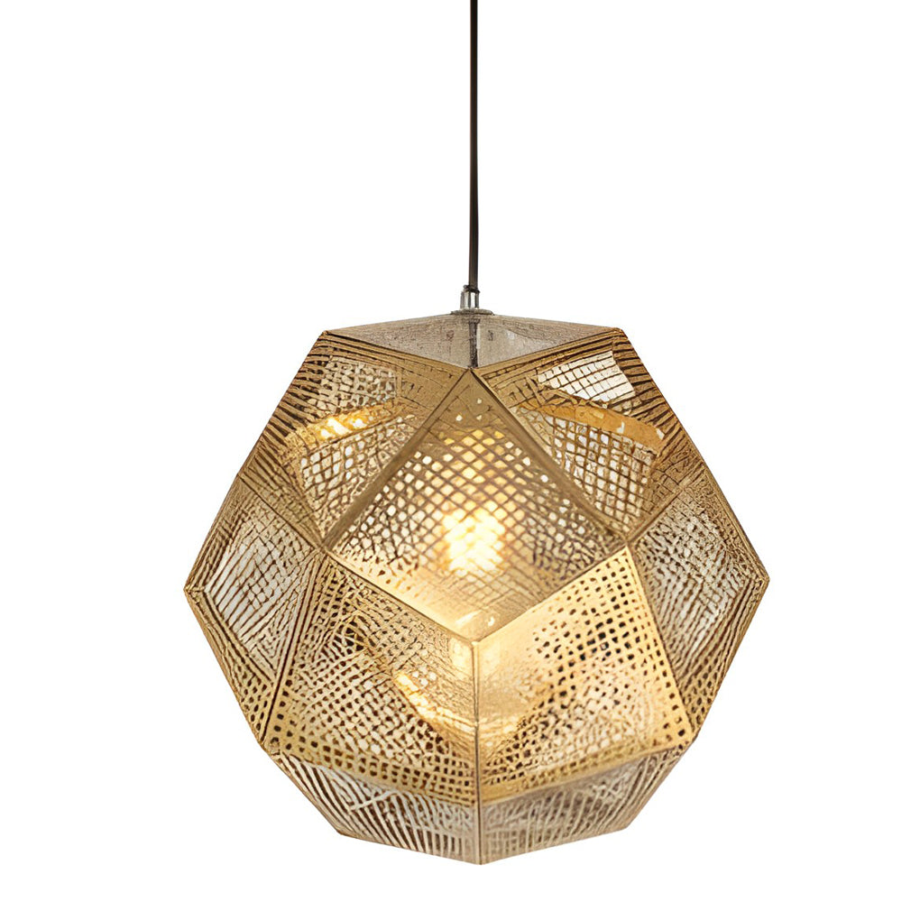 Modern Round Metal Pendant Light Fixture