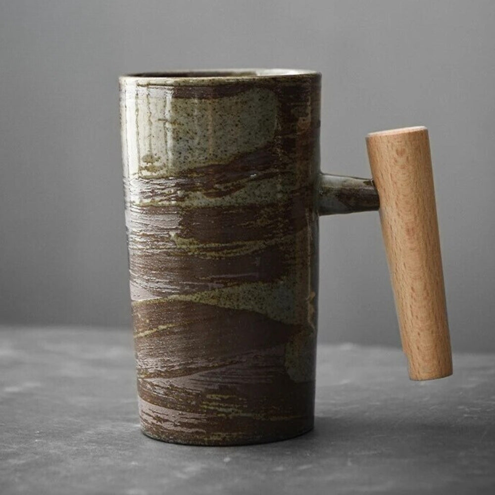 Earth tone Ceramic Coffee Mugs Natural Collection