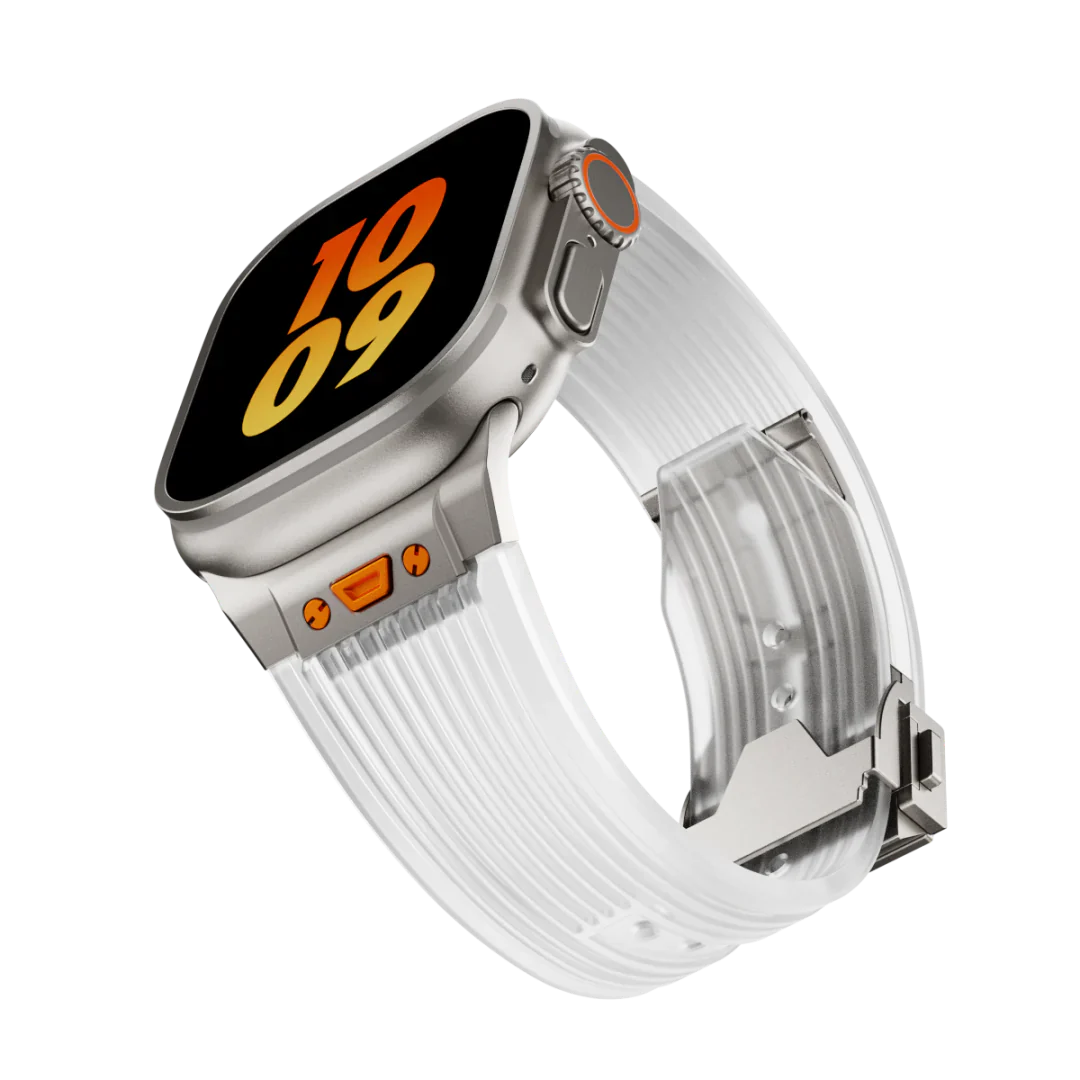Transparent Soft Apple Watch Silicone Strap