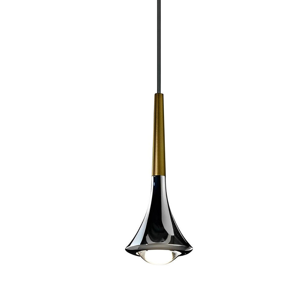 Modern Glass Drop LED Stairway Pendant Light