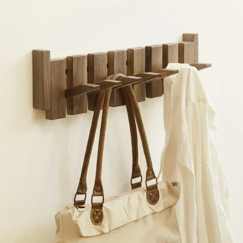 Natural Wood Piano Storage Rack in Beech or Walnut