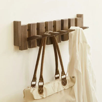 Natural Wood Piano Storage Rack in Beech or Walnut